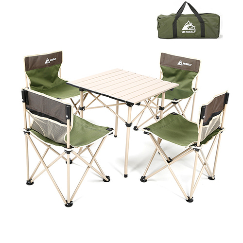 캠핑 야외용 4인 테이블세트