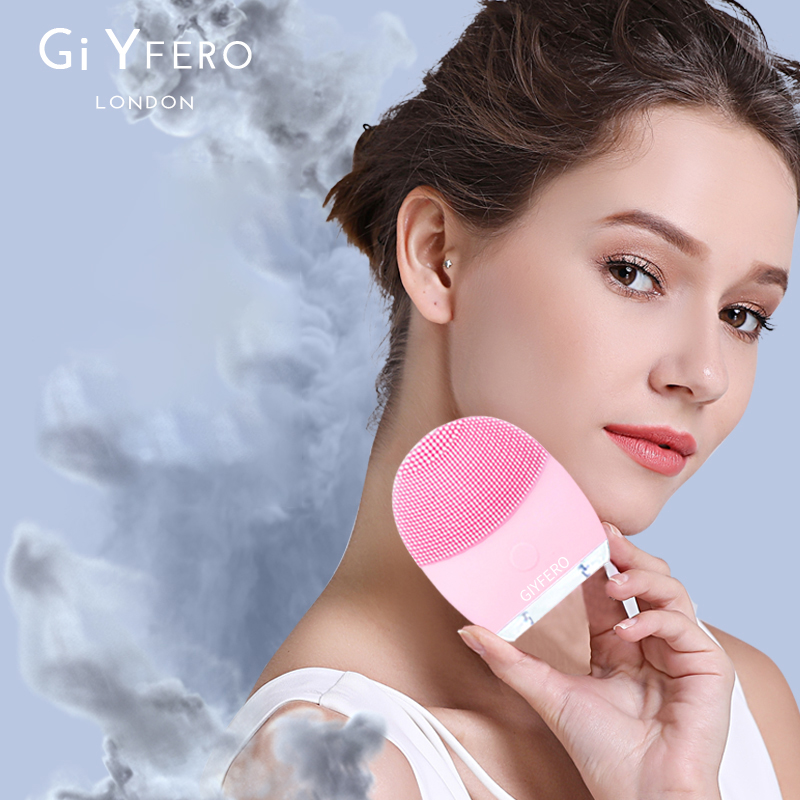 GIYFERO -mini2 세안 브러쉬  전기 실리콘 클렌징  모공 세면기  초음파 진동 세안기