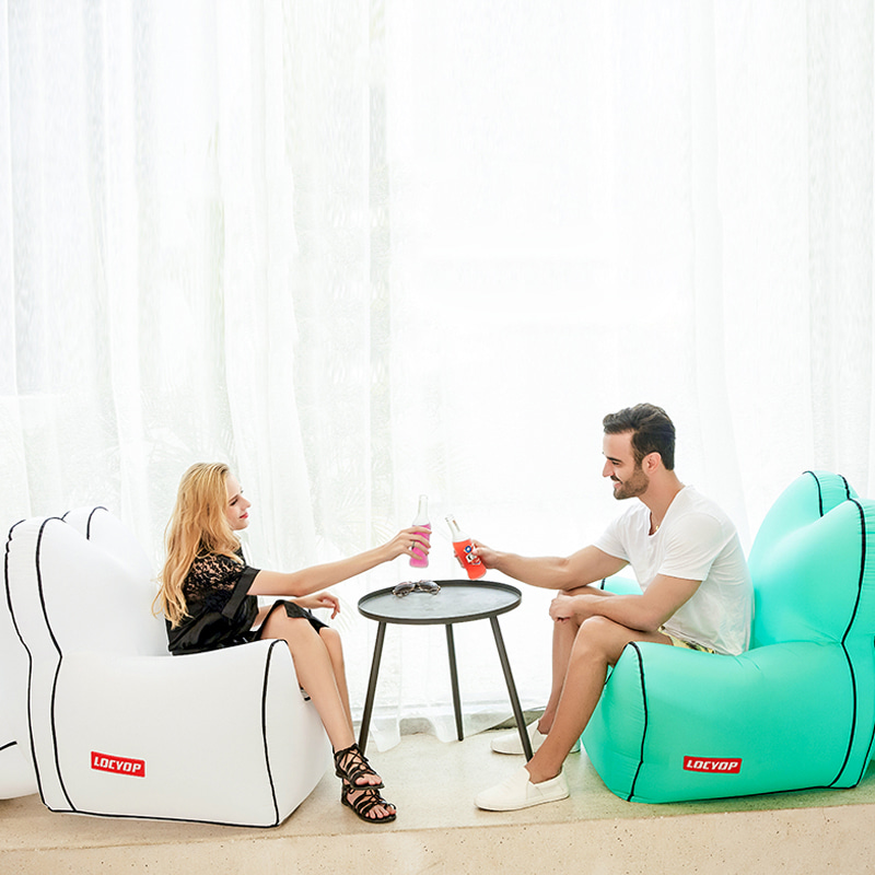LOCYOP-1811 디자인소파 안락의자 이동형 휴대 여행 캠핑 해변용 다용도소파